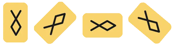 Othala rune reversed